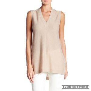 NWOT Vince Cashmere V Neck Oversized Vest L